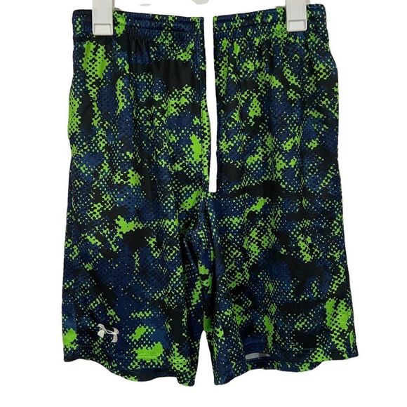 Under Armour Patterned Athletic Basketball Shorts - Picture 1 of 3